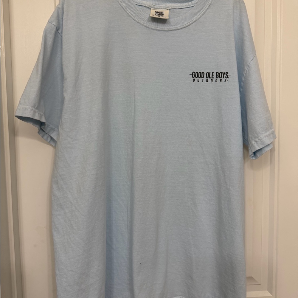 Comfort Colors Light Blue Good Ole Boys Outdoors Short Sleeve Tee